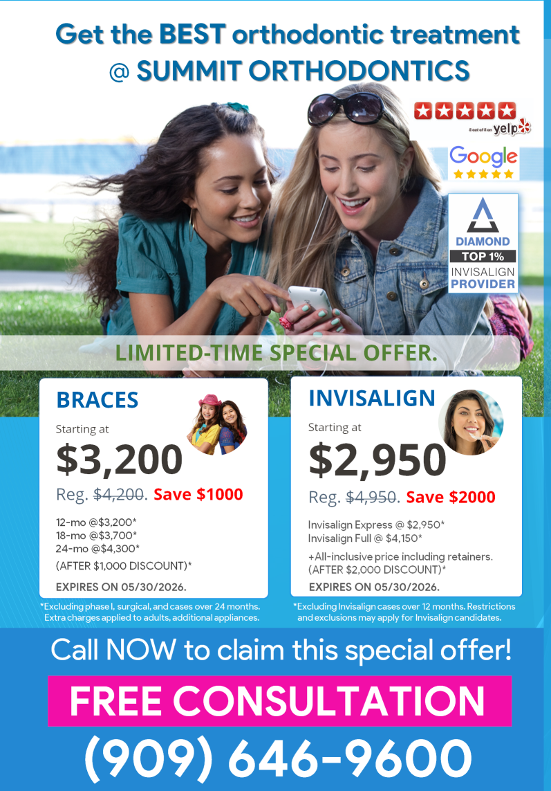 Promotions - TOP 1% Invisalign Provider - Braces & Invisalign Discount